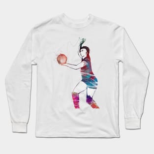 Volleyball sport art #volleyball Long Sleeve T-Shirt